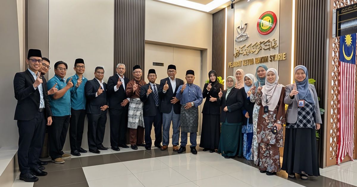 KUNJUNGAN HORMAT DARIPADA JABATAN KEHAKIMAN SYARIAH NEGERI SEMBILAN DAN TAKLIMAT  PENYELARASAN PENUBUHAN MAHKAMAH UTAMA SYARIAH